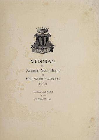 1930 yearbook cover